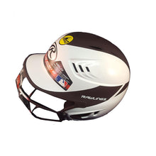 Load image into Gallery viewer, Rawlings Home Velo Softball Helmet With Mask Senior: R16H2FGS
